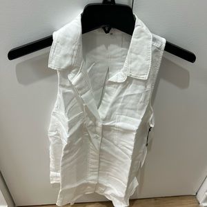 New white Bella Dahl collared shirt 2023